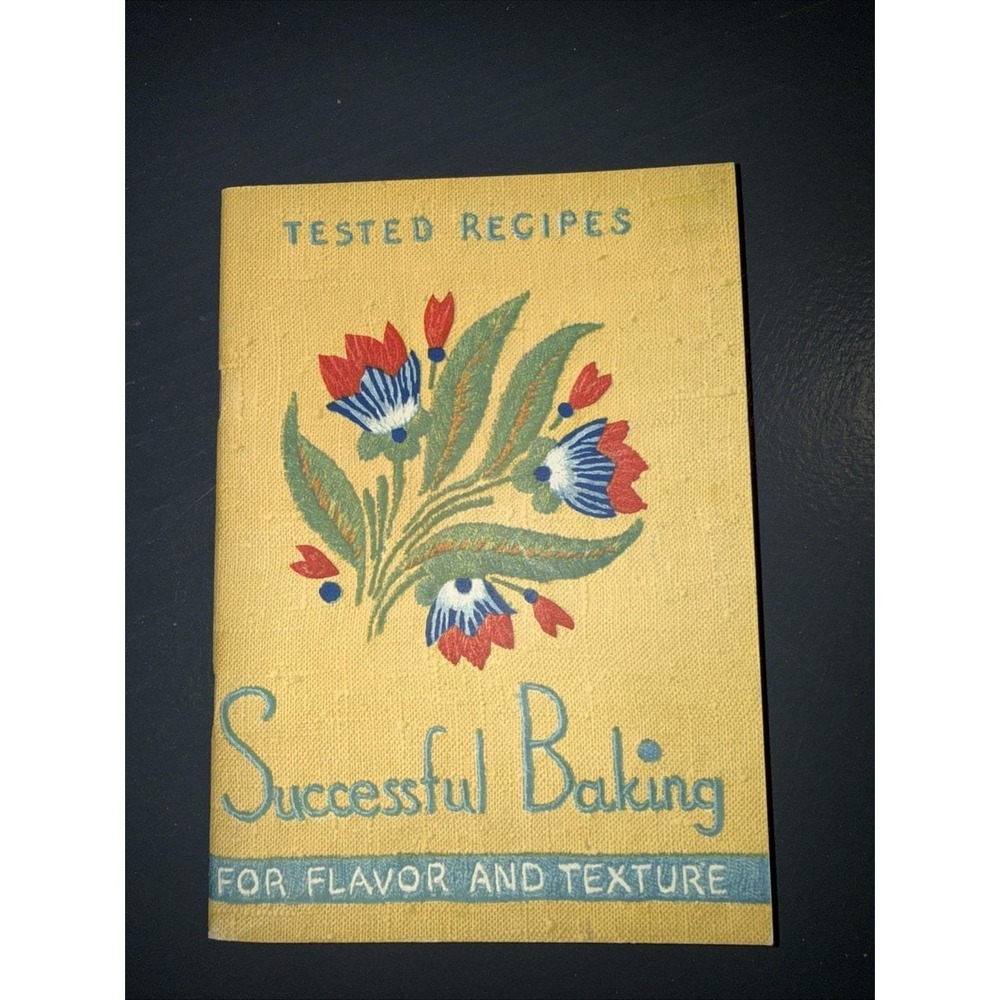 1937 Arm And Hammer Successful Baking Cookbook Tested Recipes Booklet Excellent!